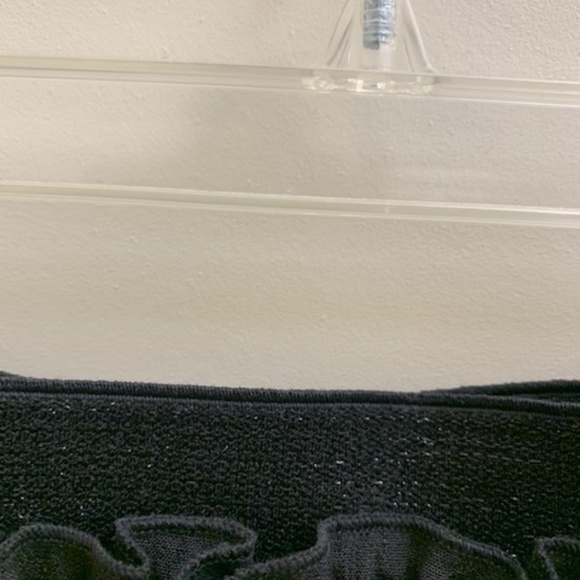 🎉HP🎉 A'reve Tiered Black Skirt With Tuelle - Picture 4 of 6